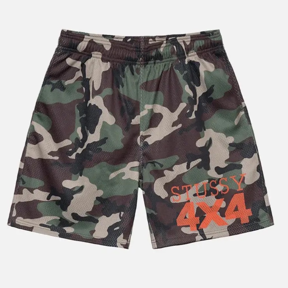 Stussy 4x4 mesh shorts